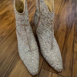 Betsy Johnson Emory Rhinestone Western Boot